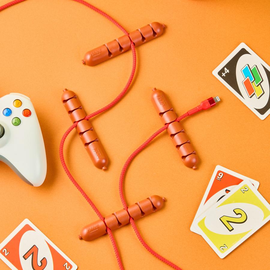 Niknax】Hotdog Cable Organizer / ケーブルオーガナイザー ケーブル