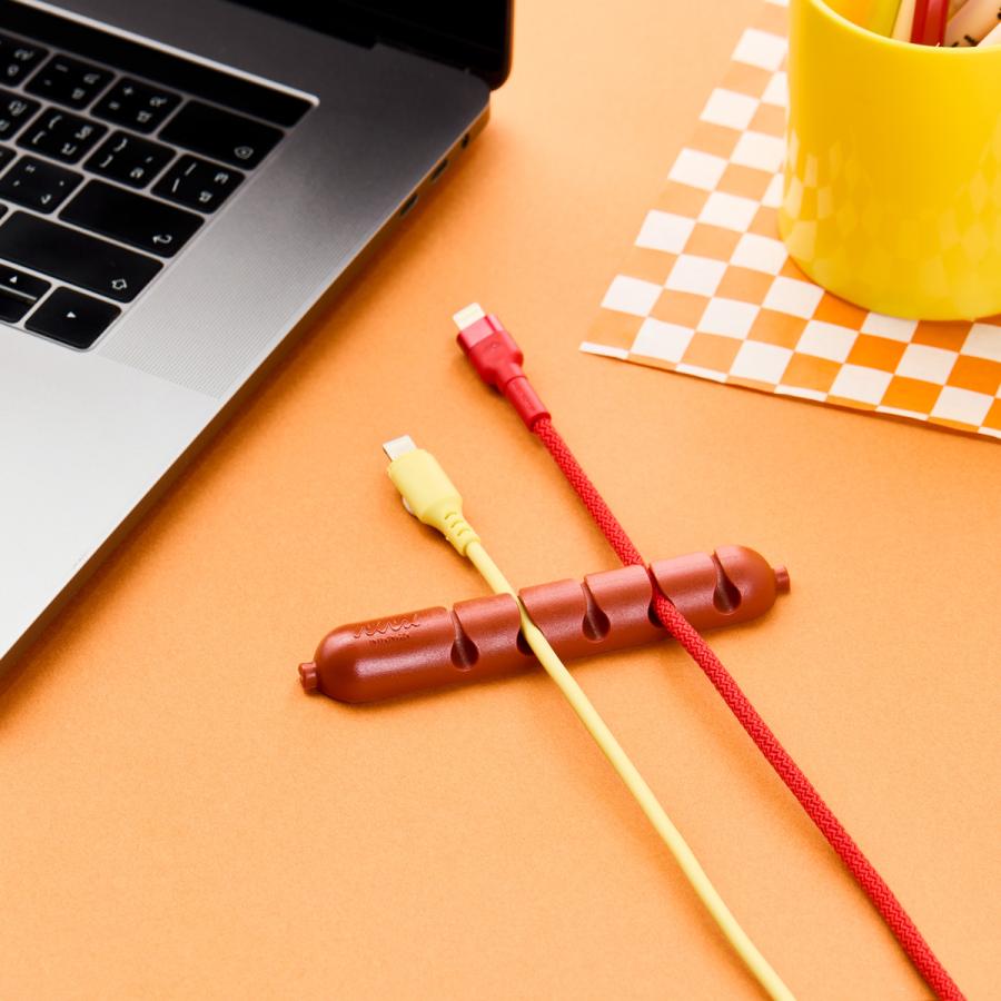 Niknax】Hotdog Cable Organizer / ケーブルオーガナイザー ケーブル