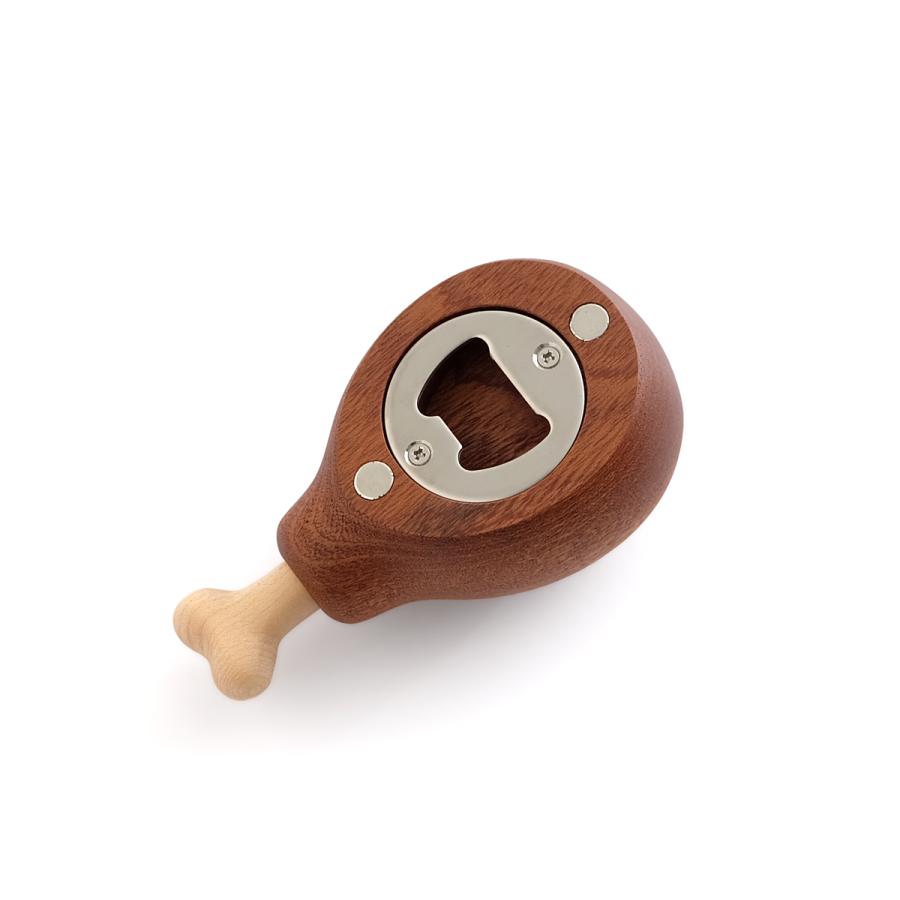 Bottle Opener / Chicken Drumstick 木製栓抜き マンガ肉 卓上