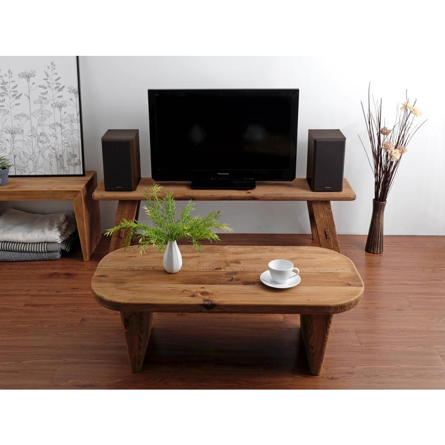 古材家具】リサイクルパイン コーヒーテーブル センターテーブル