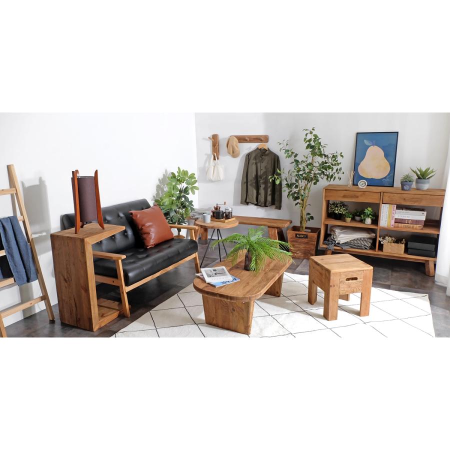 古材家具】リサイクルパイン ロングベンチ 椅子 ダイニングベンチ