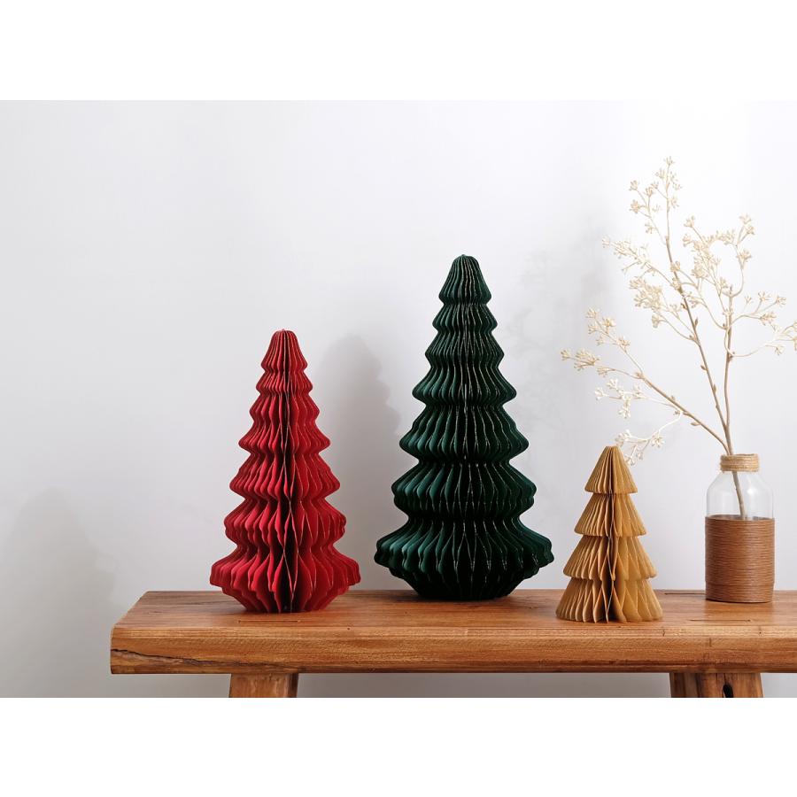 ペーパーツリー 3点セット / クリスマスデコレーション 全2種 : R&M