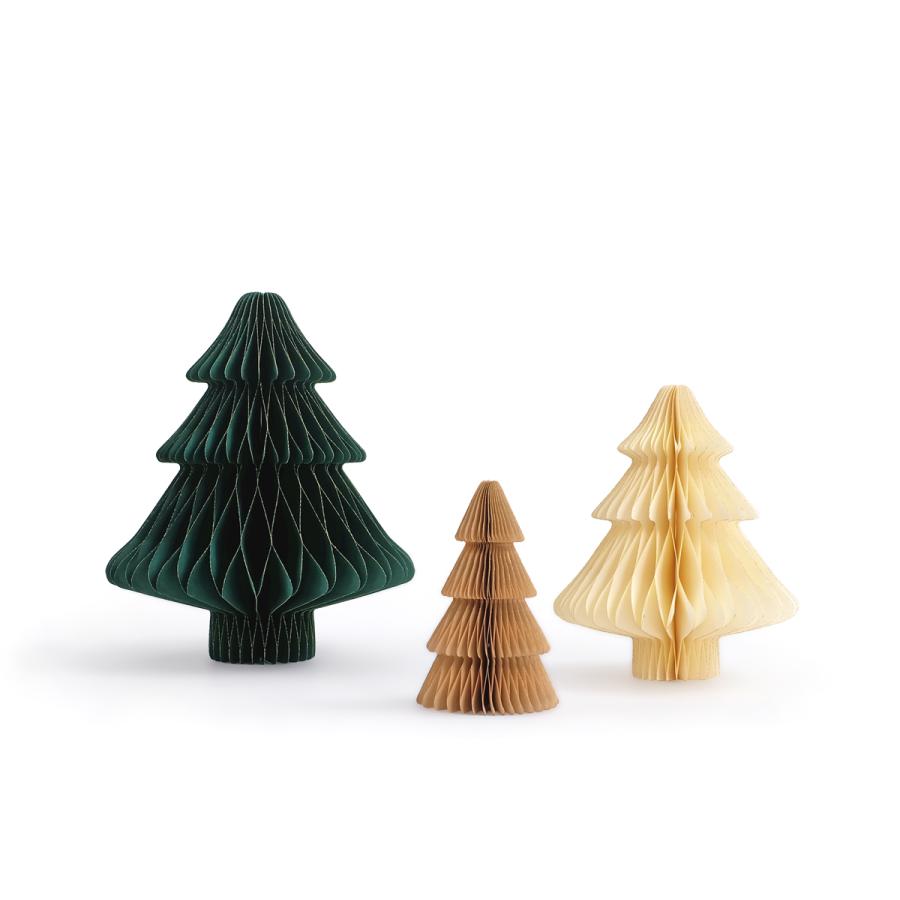 ペーパーツリー 3点セット / クリスマスデコレーション 全2種 : R&M