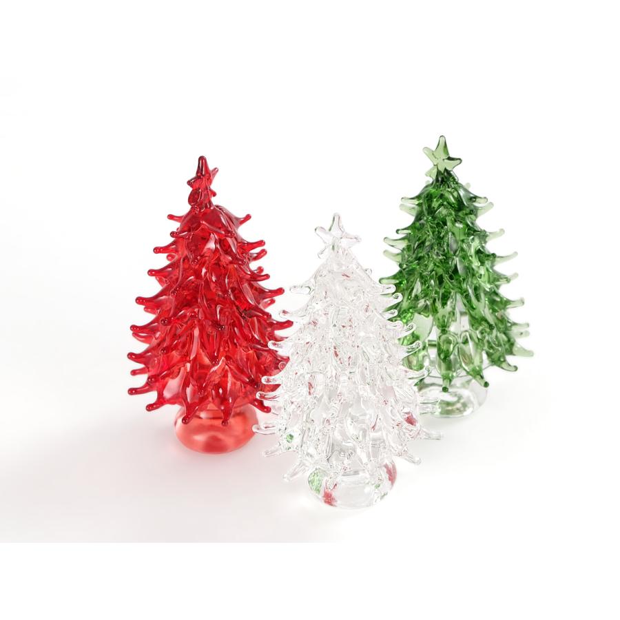 ガラスツリー / クリスマスデコレーション 全3色 : R&Mインテリア
