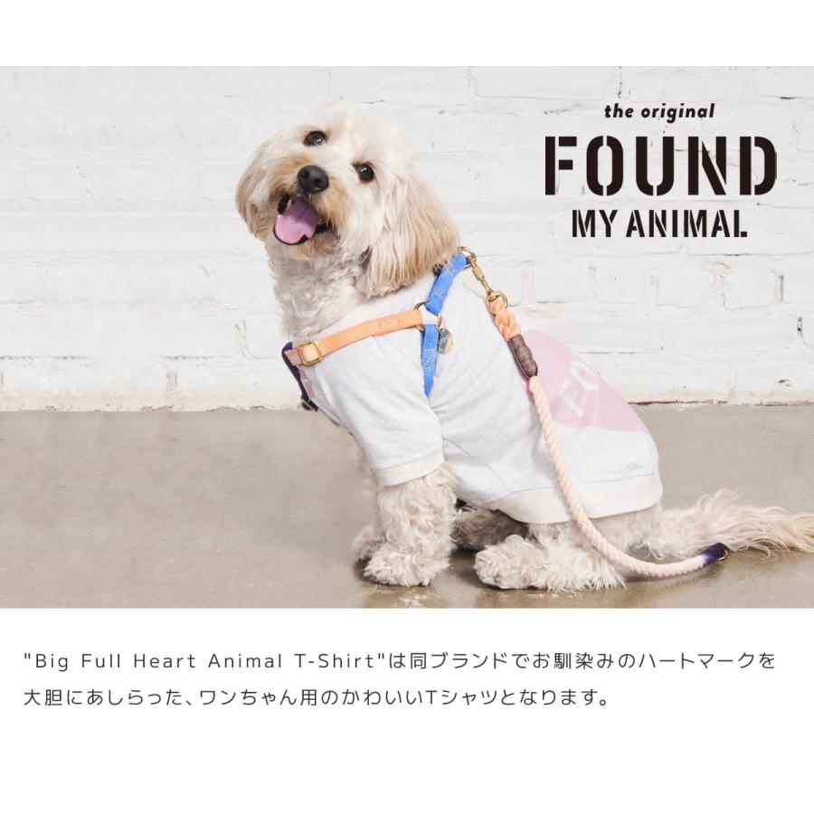 FOUND MY ANIMAL】 Big Full Heart Animal T-Shirt ドッグウェア 全4色