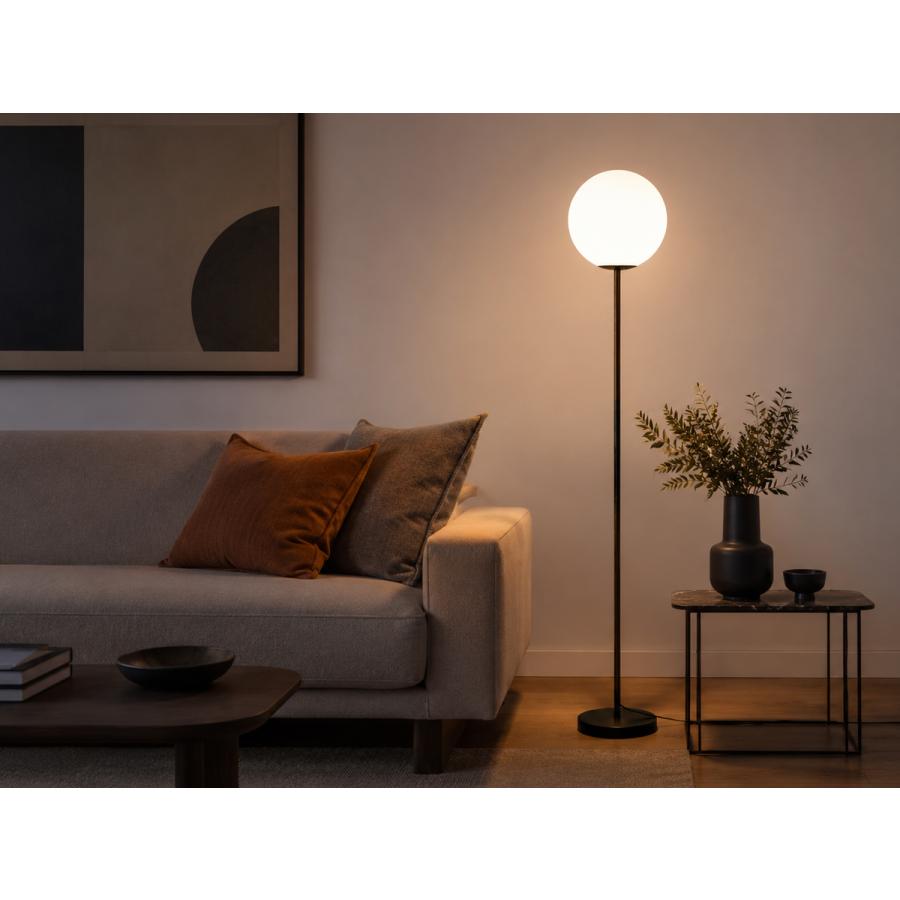 Glass Ball Floor Lamp / フロアライト 全2色 : R&Mインテリアストア