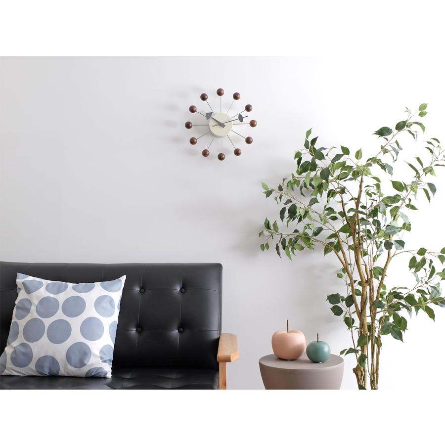 ボールクロック ウォールナット材 掛け時計 ジョージネルソン ミッド