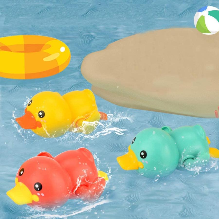 お風呂のおもちゃ赤ちゃん幼児向け かわいい小さなアヒル赤ちゃん用浴槽 フローティング男の子と女の子のための水浴プールの楽しいおもちゃ 3個 Rmo 通販 Yahoo ショッピング
