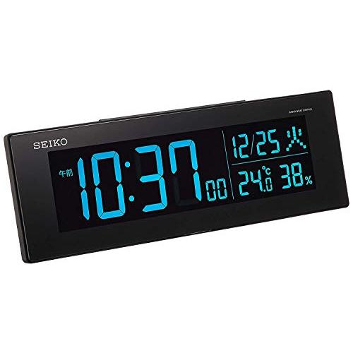 代引不可 セイコー クロック 目覚まし時計 電波 デジタル 交流式 カラー液晶 シリーズc3 黒 Dl305k Seiko 100 本物保証 Lamaimuaythaicamp Com