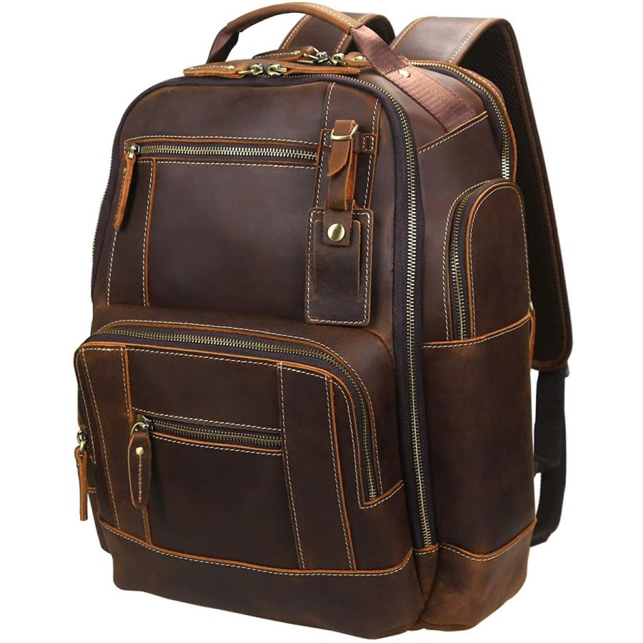 取寄品 Lannsyne リュック メンズ 本革 リュックサック 革 ビジネスリュック バックパック 超大容量 15 6インチpc 対応 1泊2 完売 Www Skylanceronline Com