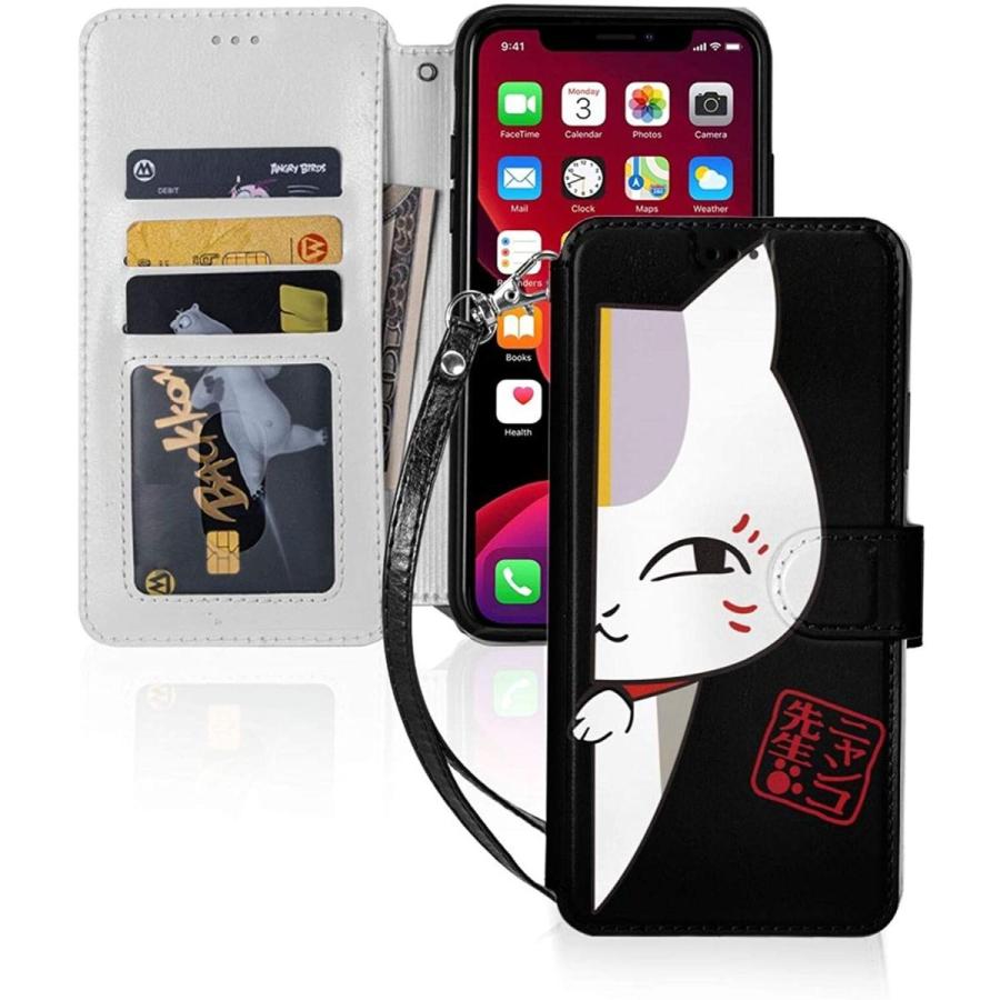 Iphone 11 Iphone 11 Pro 11 Pro Max ケース 夏目友人帳 ニャンコ先生 猫 アニメ 手帳型ケース 財 Rmo 通販 Yahoo ショッピング