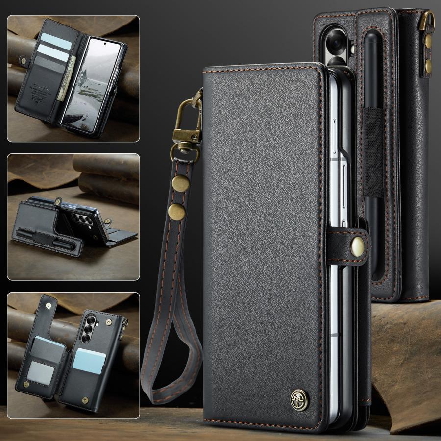 DEMUI ブラック 手帳型ケース 手帳型ケース