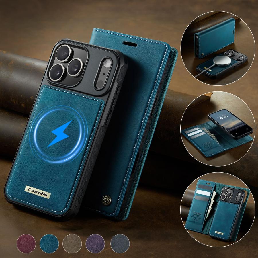 iPhone 17 Pro ケース 手帳型 背面型 分離可能 スタンド アイホン17