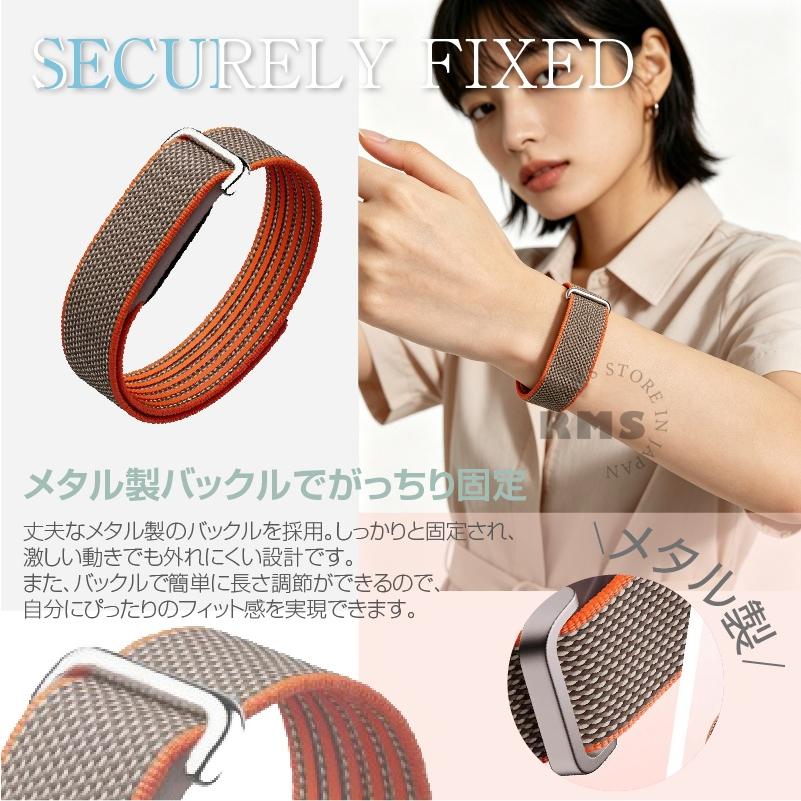 Google Fitbit Air バンド ナイロン 22mm 交換バンド グーグル 対応