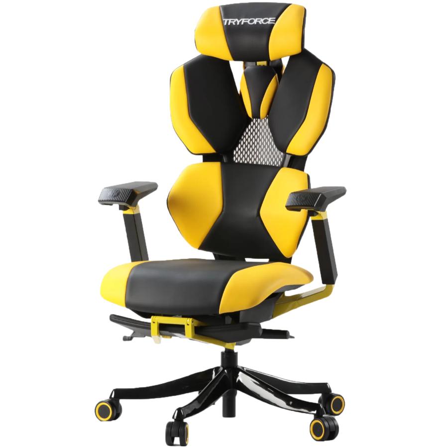 TRYFORCE TG-01 ゲーミングチェア -イエロー : RECAROメディカル