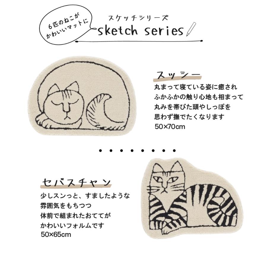 Lisa Larson（リサラーソン） スパイキー マット 40×112cm 日本製