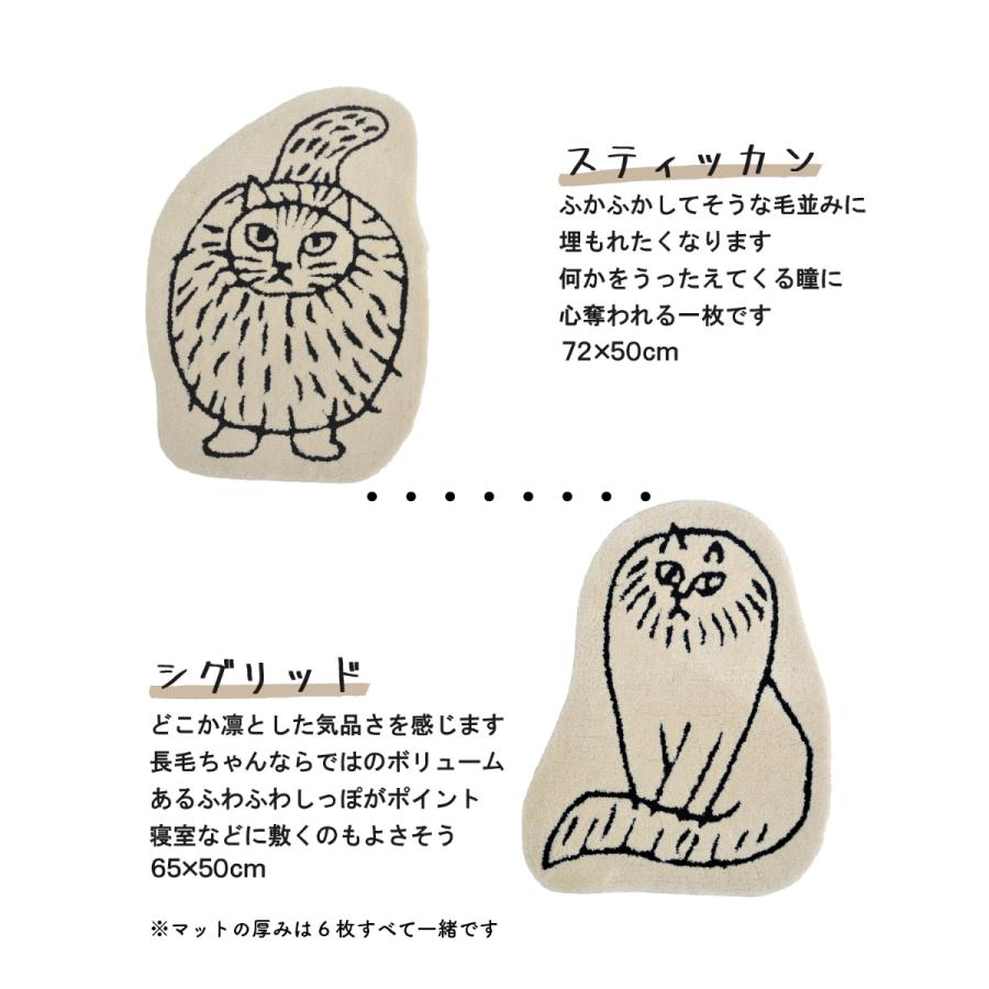 Lisa Larson（リサラーソン） スパイキー マット 40×112cm 日本製