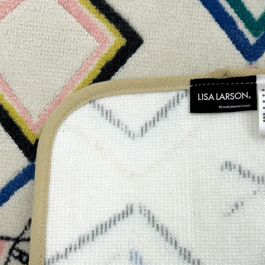 LISA LARSON リサ・ラーソン マイキー 北欧 キッチンマット 50×180cm 日本製 洗える 滑り止め 抗菌 防臭 猫 ねこの画像