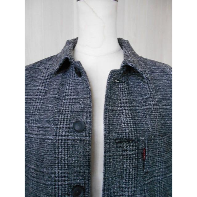 J1851 グレンチェックデニムルーズジャケット RNA J1851 グレン 
