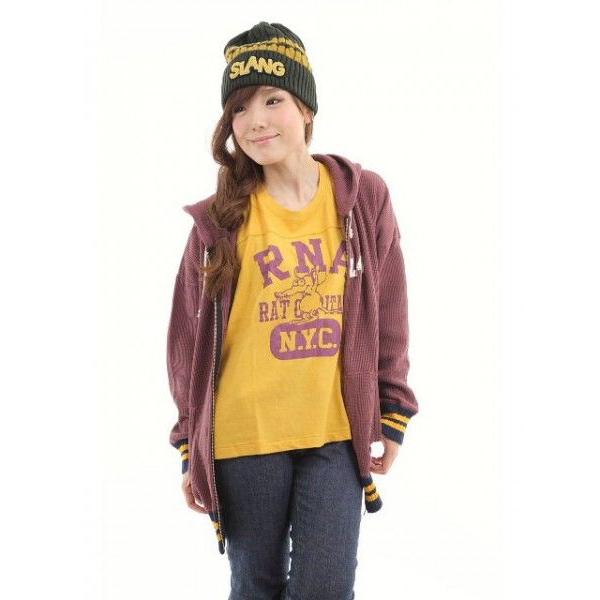 RNA media パーカー Sale セール 50%off L9647 ヘビーワッフルZip up 