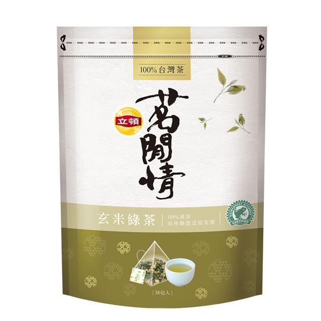 《立頓》 茗間情 玄米緑茶（台湾リプトン−玄米茶）(三角ティーバッグ-36入 包) 《台湾 お土産》