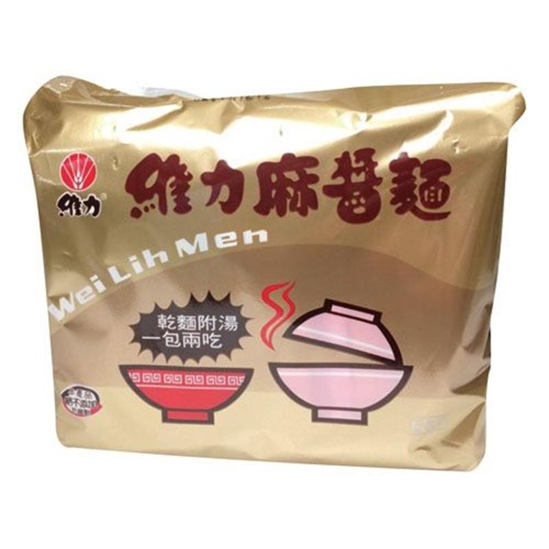 《維力》 麻醤麺  (85g×5袋 ) （台湾胡麻味噌混ぜそば・スープ付） 《台湾B級グルメ お土産》｜rnet-servic