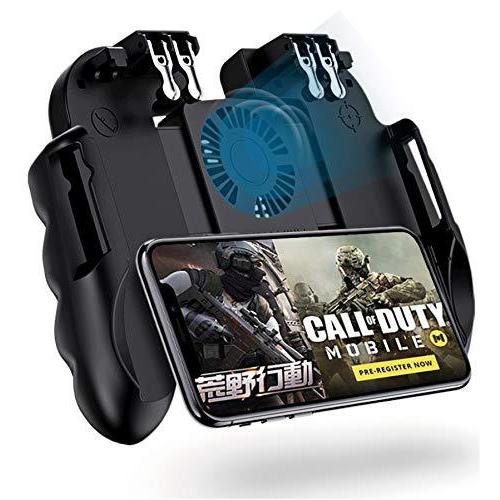 店内全品対象 ゲーム Call コントローラー 冷却ファン付き Mobile 荒野行動 使命召 最新6本指 ゲームコントローラー Pubg Duty Of Pc用ゲームコントローラー
