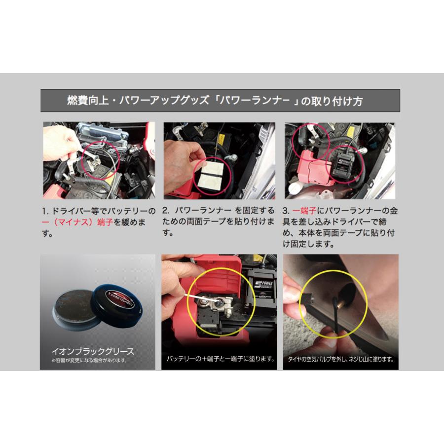 燃費向上グッズ 激カンタム・パワーランナーS グリース5g付 トルク 