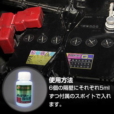 バッテリー 復活剤 激カンタム・バッテリー強化液 サルフェーション