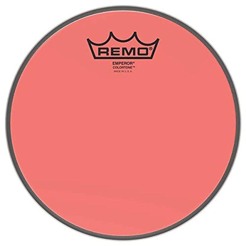 REMO レモ ドラムヘッド ColorTone 10" クリアーエンペラー #レッド C-10TE