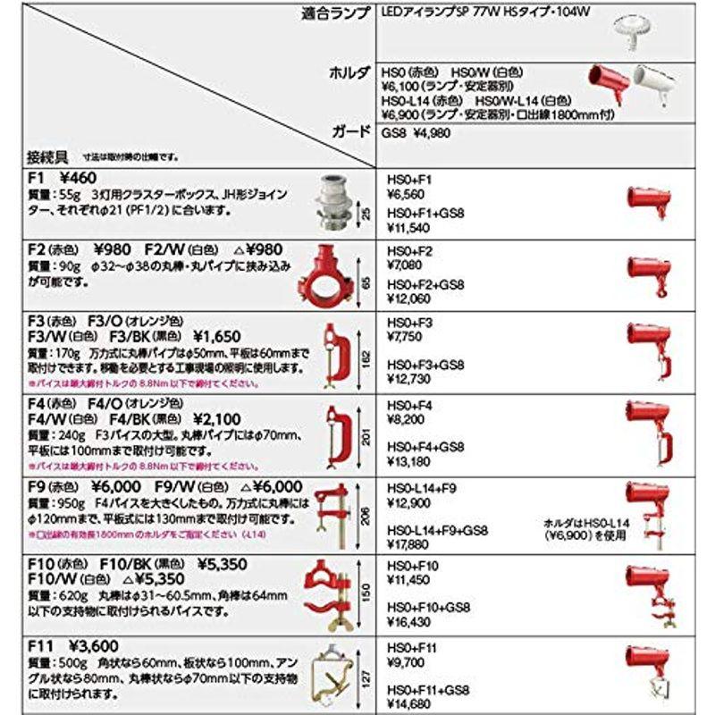 受注生産品受注生産品岩崎電気 ランプホルダ用接続具 （アーム） F13 W