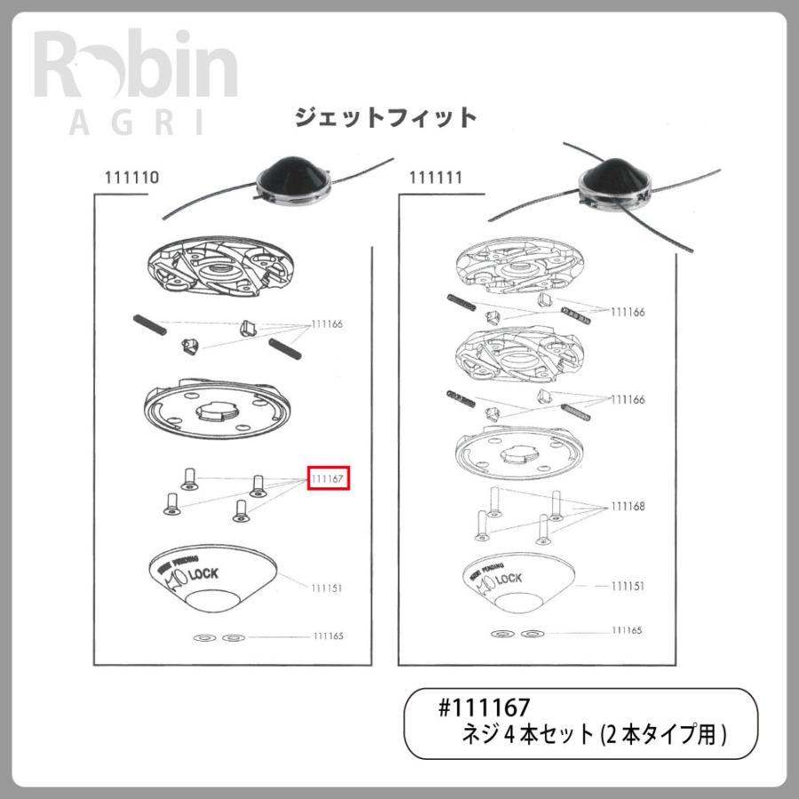 OREGON（オレゴン） 【オレゴン/OREGON】 ジェットフィット部品 ネジ4