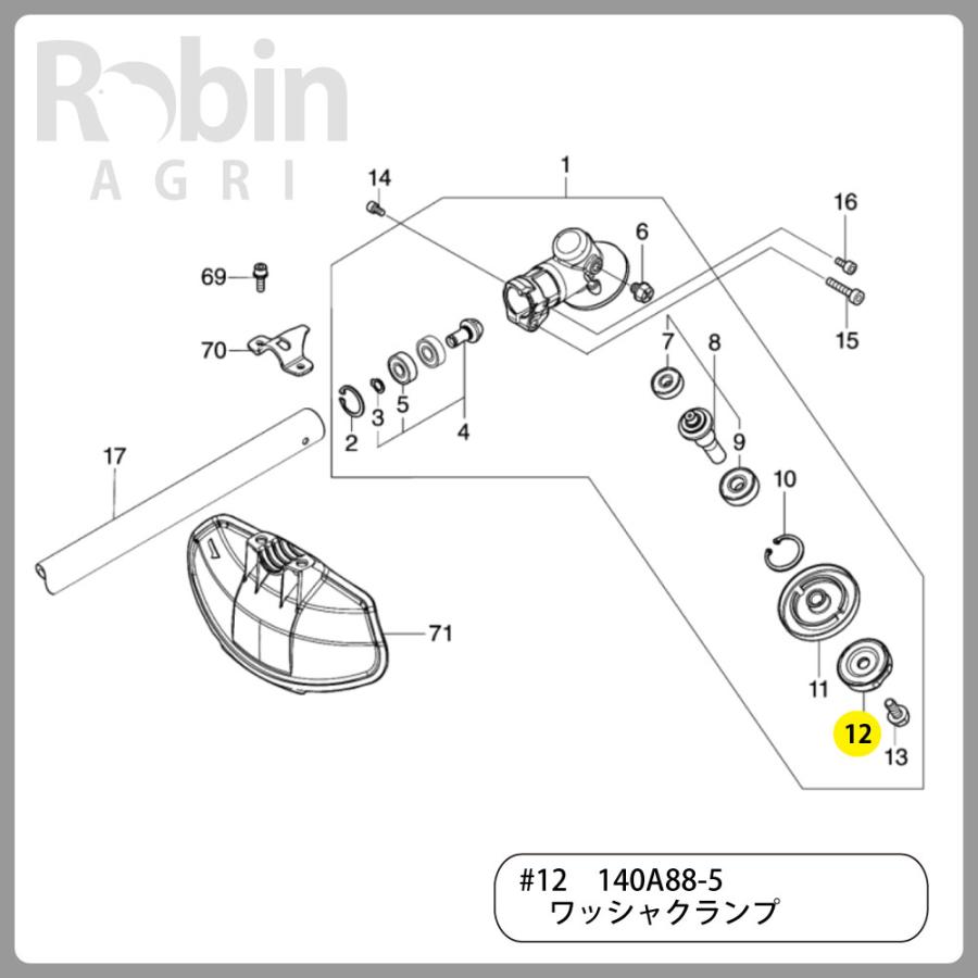 マキタ スチール 刈払機 まとめて2台 完動品 直接引き取り限定 マキタ（makita） 【マキタ/makita】刈払機 純正部品 ワッシャクランプ