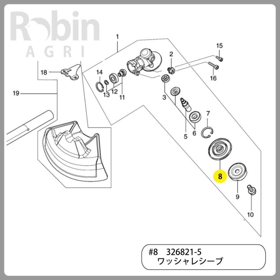 マキタ（makita） 【マキタ/makita】刈払機 純正 部品 ワッシャ