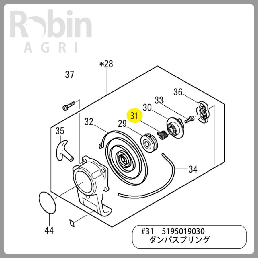 マキタ（makita） 【ラビット/Rabbit】刈払機 純正 部品 ダンパ