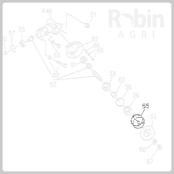 マキタ（makita） 【ラビット/Rabbit】刈払機 純正 部品 ワッシャ
