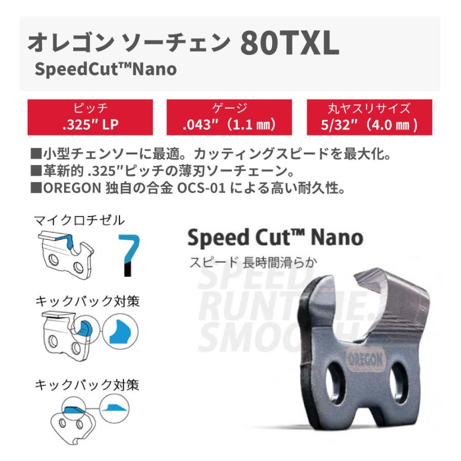 OREGON（オレゴン） 【オレゴン/OREGON】 ソーチェン 80TXL-59E [替刃