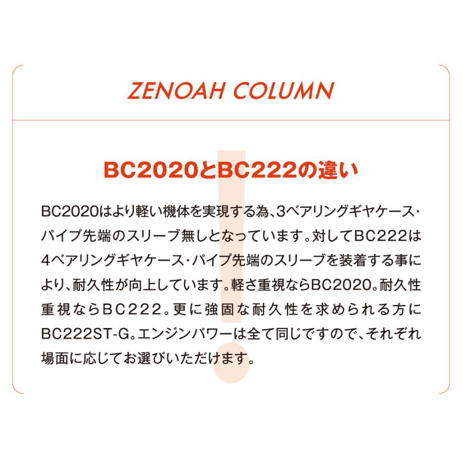 ZENOAH（ゼノア） 【ゼノア/ZENOAH】 肩掛式 刈払機 BC2020-T [2