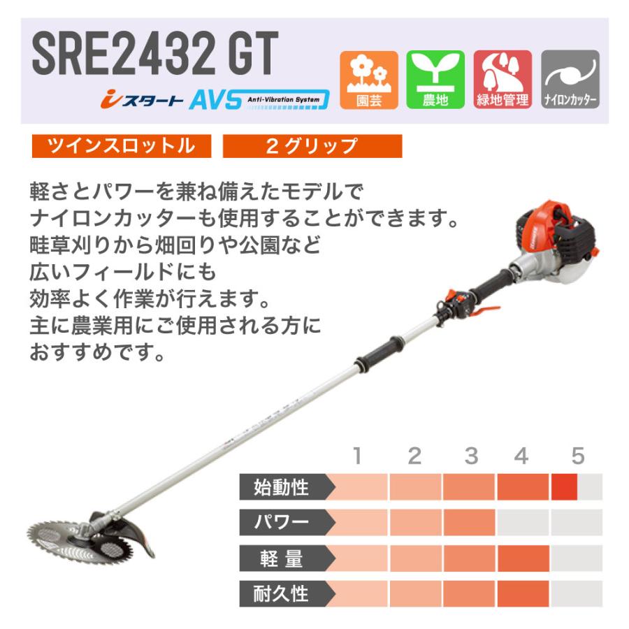 KIORITZ（共立） 【共立/KIORITZ】 肩掛式 刈払機 SRE2432GT [2