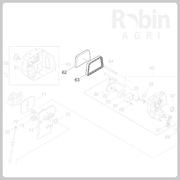 マキタ 【ラビット/Rabbit】刈払機 純正 部品 エアクリーナー