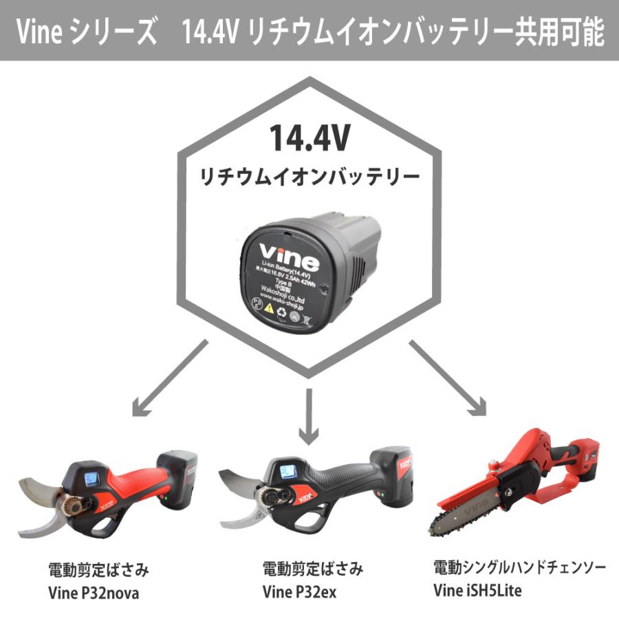 当店在庫あり》【和光商事/WAKO】 電動剪定ハサミ Vine P32ex