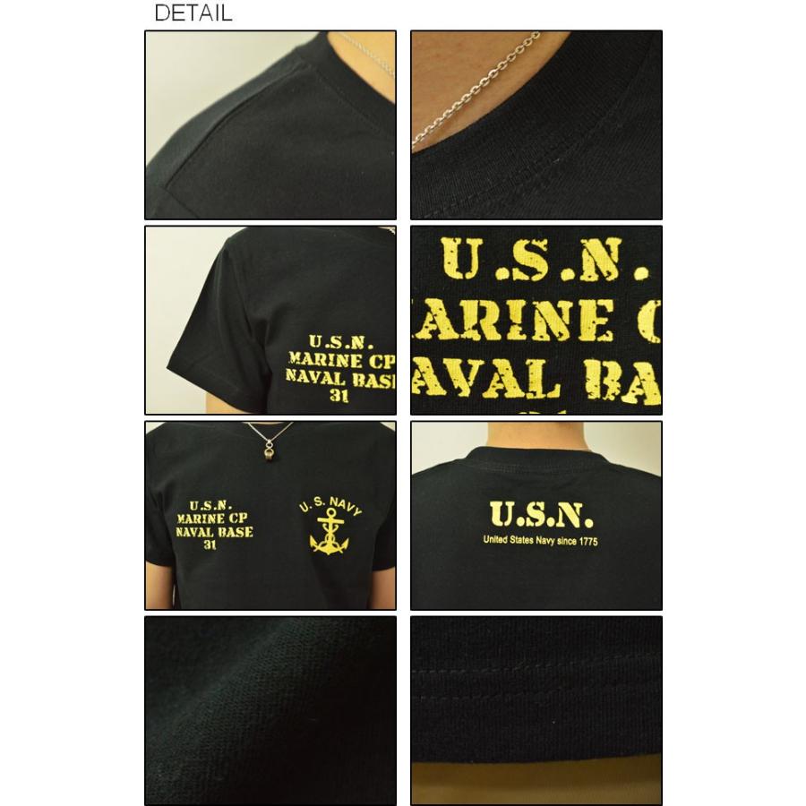 ビンテージUS Marine CorpsミリタリーTシャツUSA製ネイビー半袖 半袖 Tシャツ メンズ レディース ミリタリー マリーン キャラクター