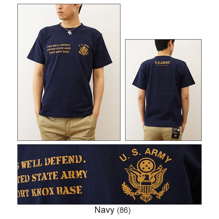 Tシャツ メンズ 半袖 U.S. ARMY アーミー ミリタリー オリジナル プリント レディース 大きいサイズ JEANS BUG ジーンズバグ ブランド ST-USARMY｜robinjeansbug｜11