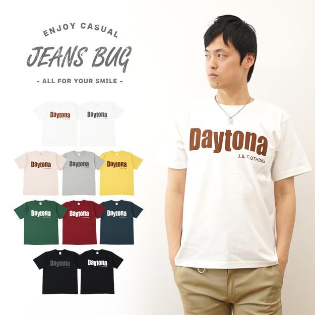 Tシャツ メンズ 半袖 Daytona デイトナ アメカジ オリジナル プリント レディース 大きいサイズ JEANS BUG ジーンズバグ ブランド ST-DAYTONA｜robinjeansbug