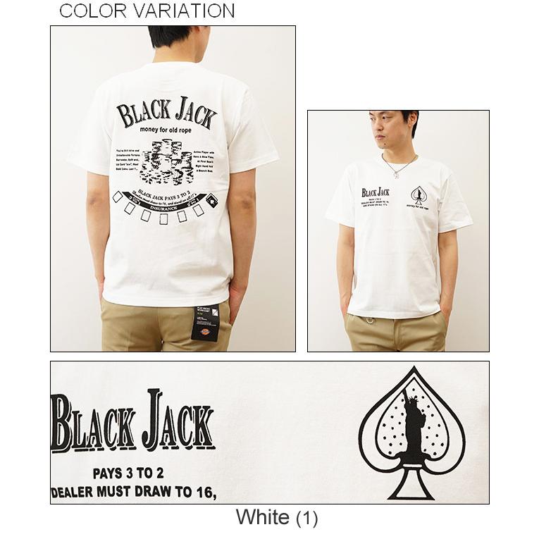 Tシャツ メンズ 半袖 BLACK JACK ブラックジャック オリジナル プリント レディース 大きいサイズ JEANS BUG ジーンズバグ ブランド ST-BJ｜robinjeansbug｜04