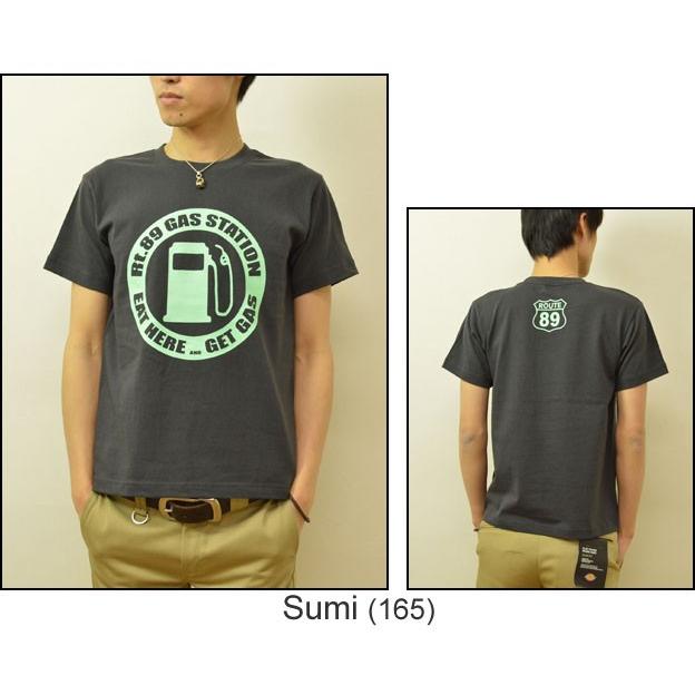 Gas Station オリジナルアメカジプリント 半袖tシャツ ガソリンスタンド ルート アメリカ看板 クルマ アメ車 メンズ レディース 大きいサイズ St Gas Jeansbug 通販 Yahoo ショッピング