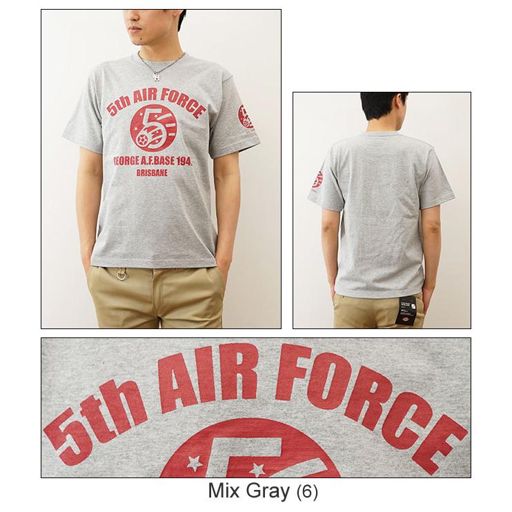 Tシャツ メンズ 半袖 5th AIR FORCE エアフォース 第5空軍 ミリタリー オリジナル レディース 大きいサイズ JEANS BUG ジーンズバグ ブランド ST-5thAF｜robinjeansbug｜05