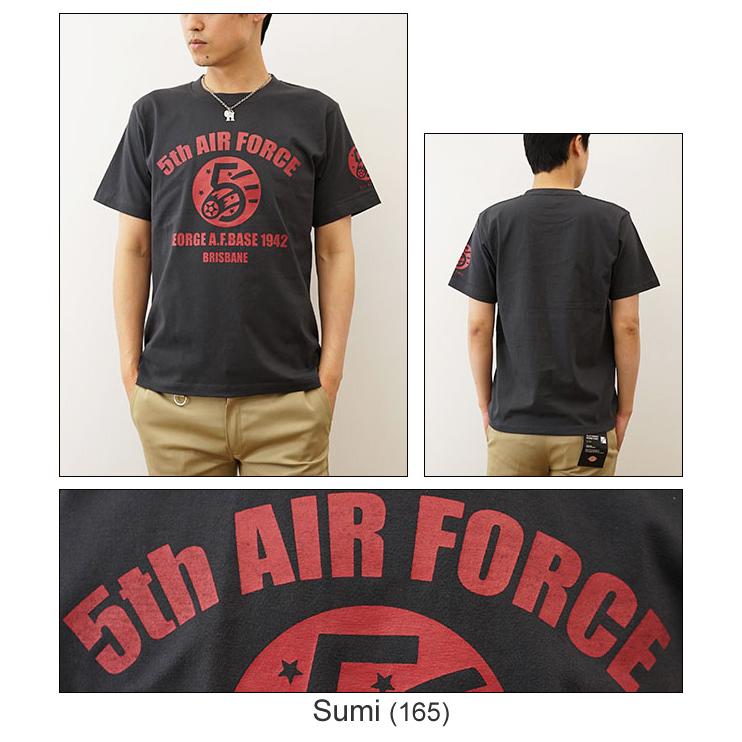 Tシャツ メンズ 半袖 5th AIR FORCE エアフォース 第5空軍 ミリタリー オリジナル レディース 大きいサイズ JEANS BUG ジーンズバグ ブランド ST-5thAF｜robinjeansbug｜09