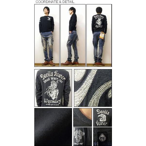 INFINITY（インフィニティ） 『DEVILS TOWER』 刺繍＆プリント 長袖T