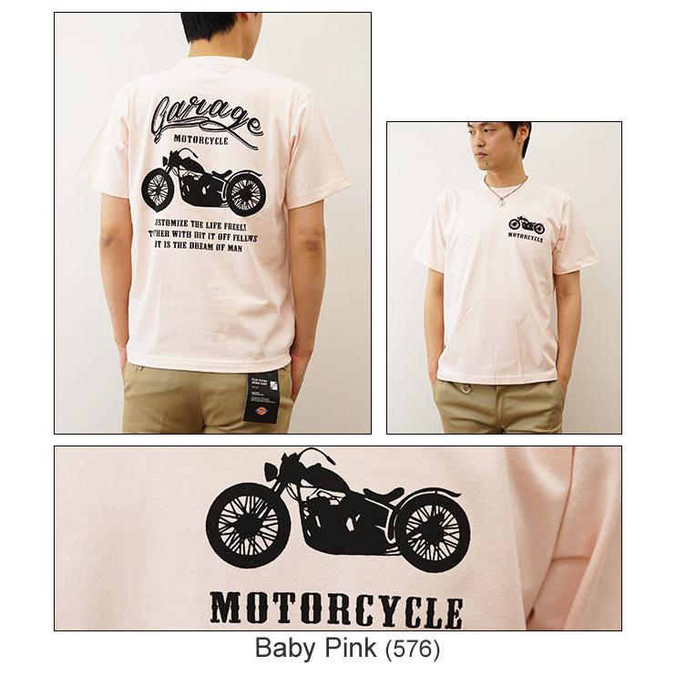 Tシャツ メンズ 半袖 MOTORCYCLE バイカー オリジナル プリント レディース 大きいサイズ JEANS BUG ジーンズバグ ブランド ST-MOTOR｜robinjeansbug｜06